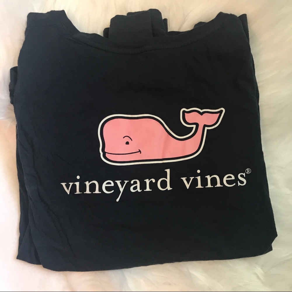Navy Vineyard Vines Shirt